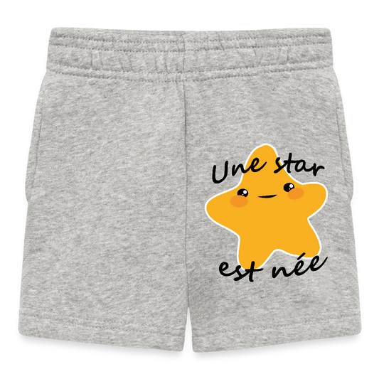 Short Bébé - gris chiné