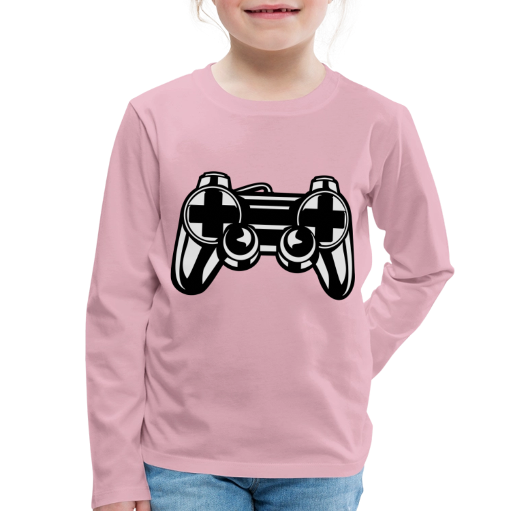T-shirt manches longues Premium Enfant - rose liberty