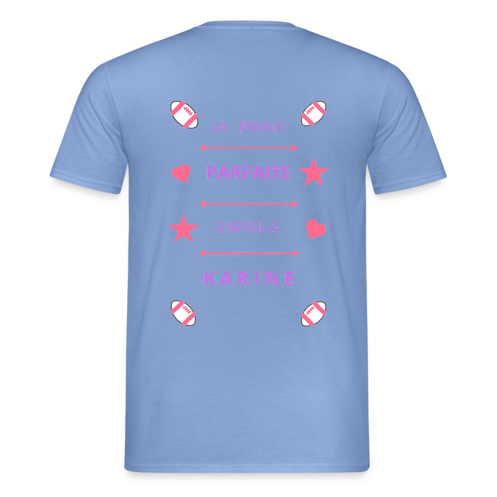 T-shirt Homme - carolina blue