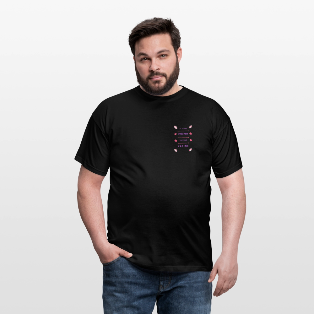 T-shirt Homme - noir