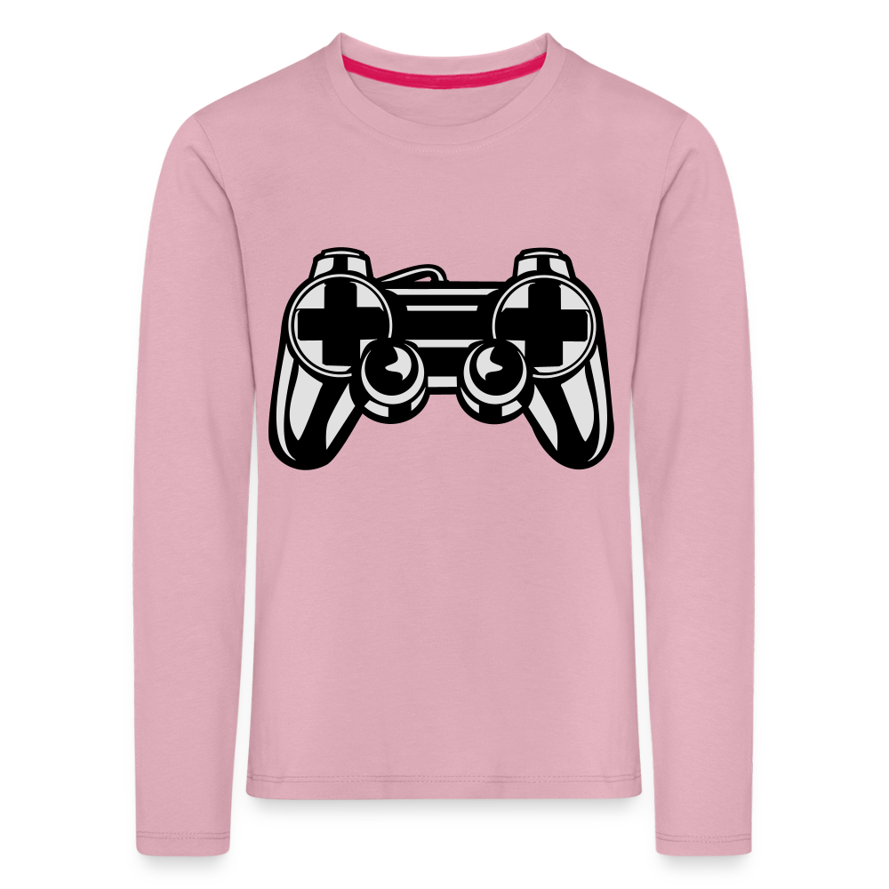 T-shirt manches longues Premium Enfant - rose liberty