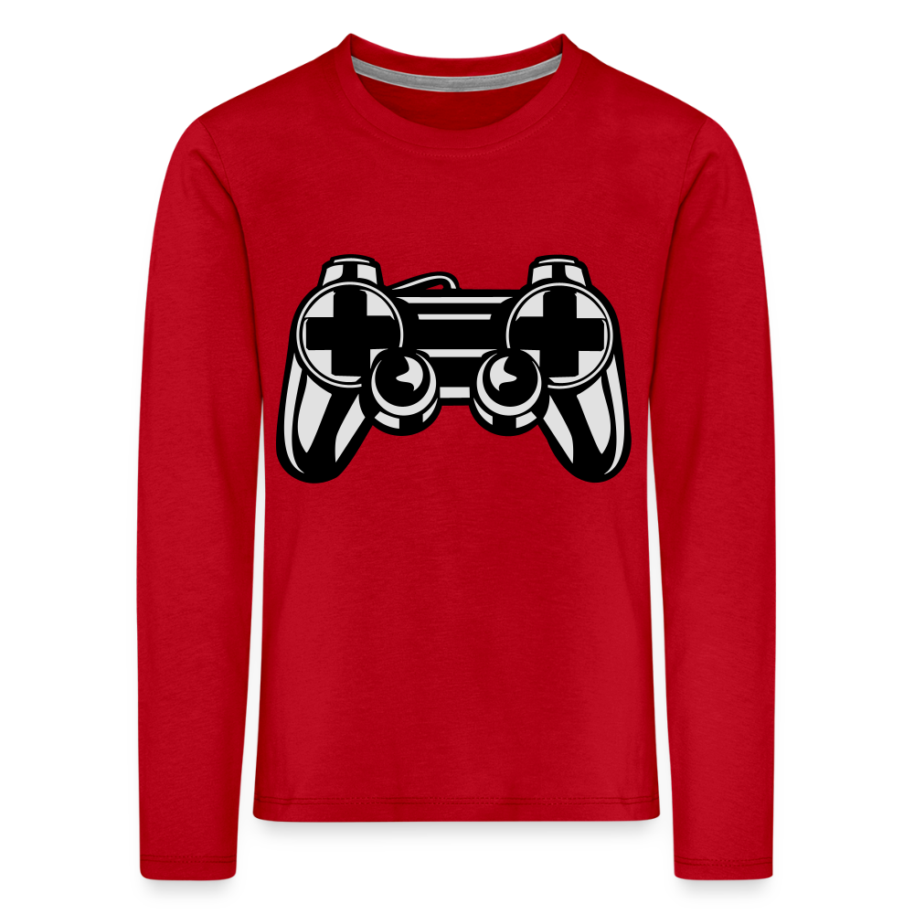 T-shirt manches longues Premium Enfant - rouge