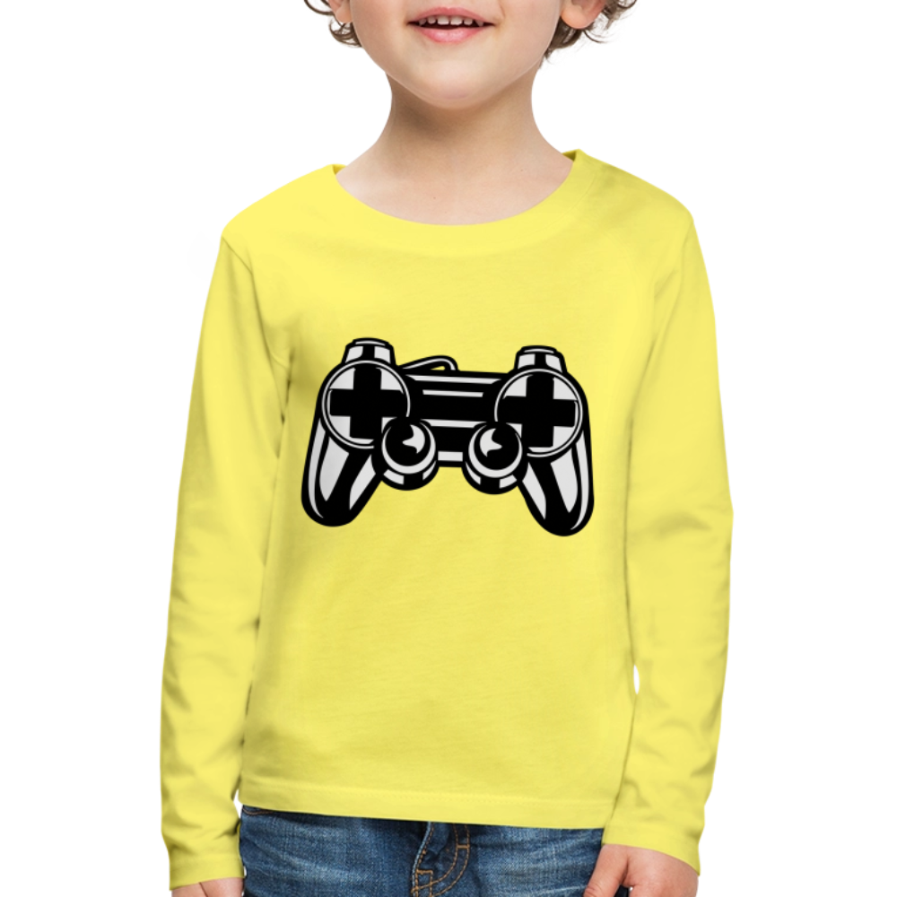 T-shirt manches longues Premium Enfant - jaune