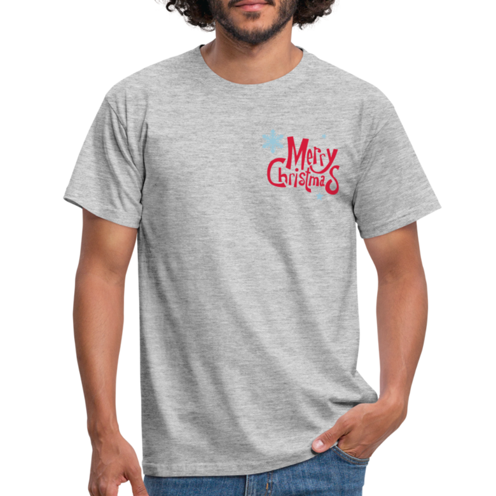 T-shirt Homme - gris chiné