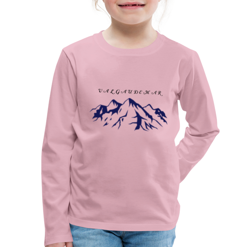 T-shirt manches longues Premium Enfant - rose liberty
