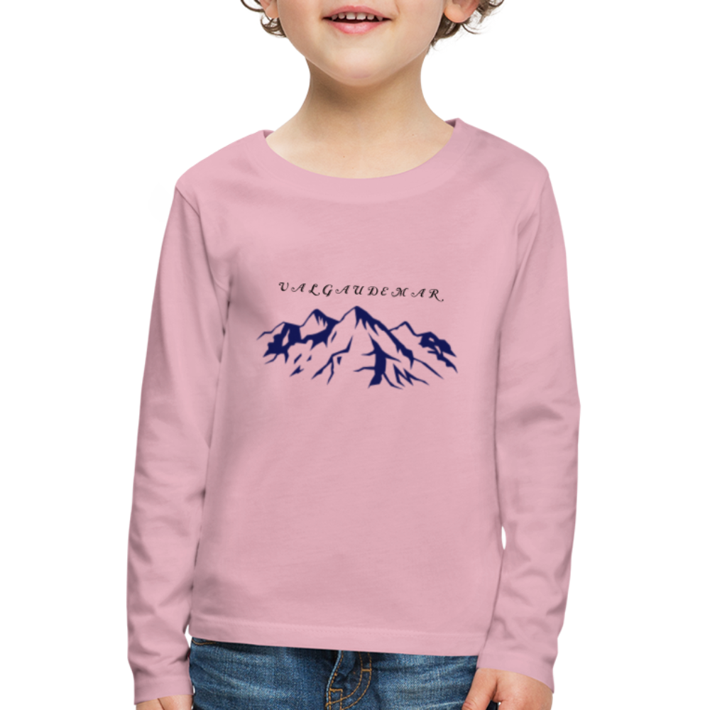 T-shirt manches longues Premium Enfant - rose liberty